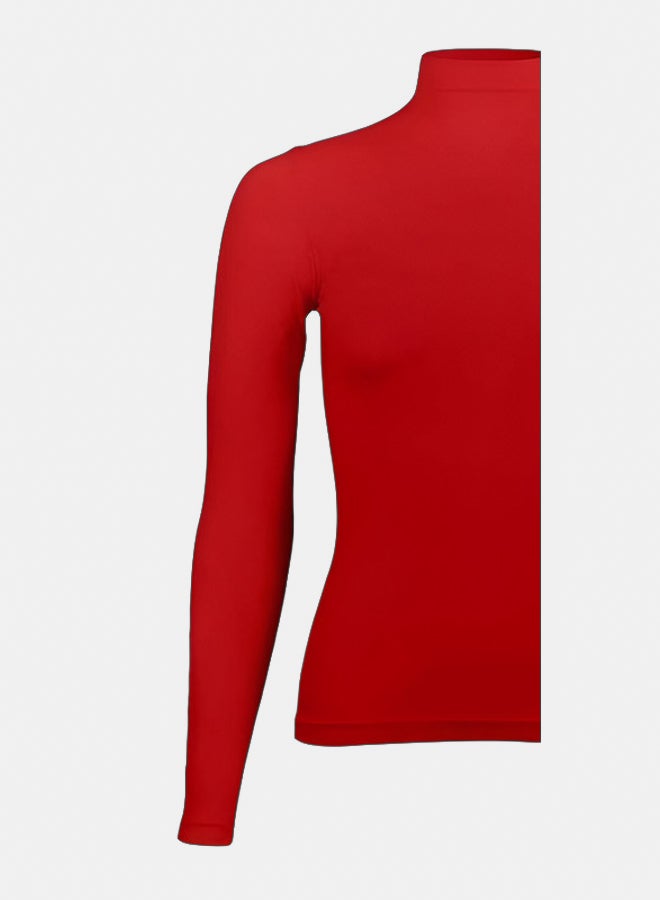 Silvy Lycra Cellina High Long Sleeves High Neck Top Underwear For Girls - Image 2